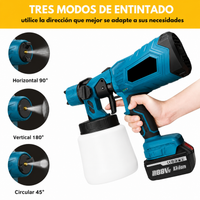 Pintado-Pro™ | Pulverizador de Pintura Eléctrico Inalámbrico